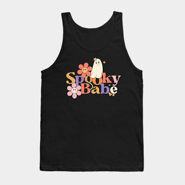 Spooky Babe Tank Top by UniqueBoutiqueTheArt